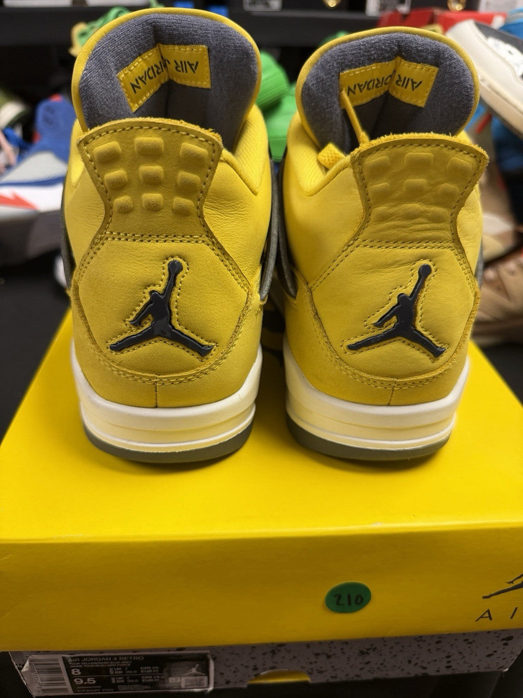 Men's Size 8 - Nike Air Jordan 4 Retro Lightning 2021 Shoes (210) - product image from the listing.