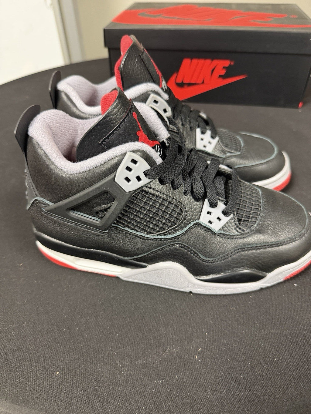 Bred reimagined 2024 (GS) size 5 - AIR JORDAN 4 - product image from the listing.