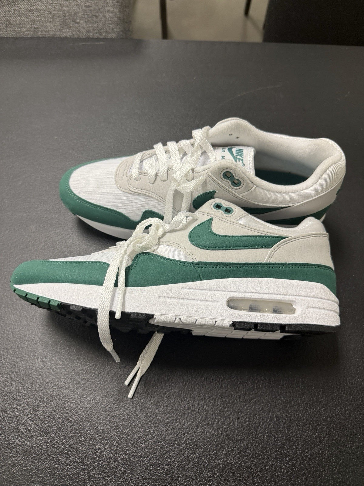 Men's Nike Air Max 1 Anniversary Green Size 10.5 Nike By You DC1454-100 - product image from the listing.