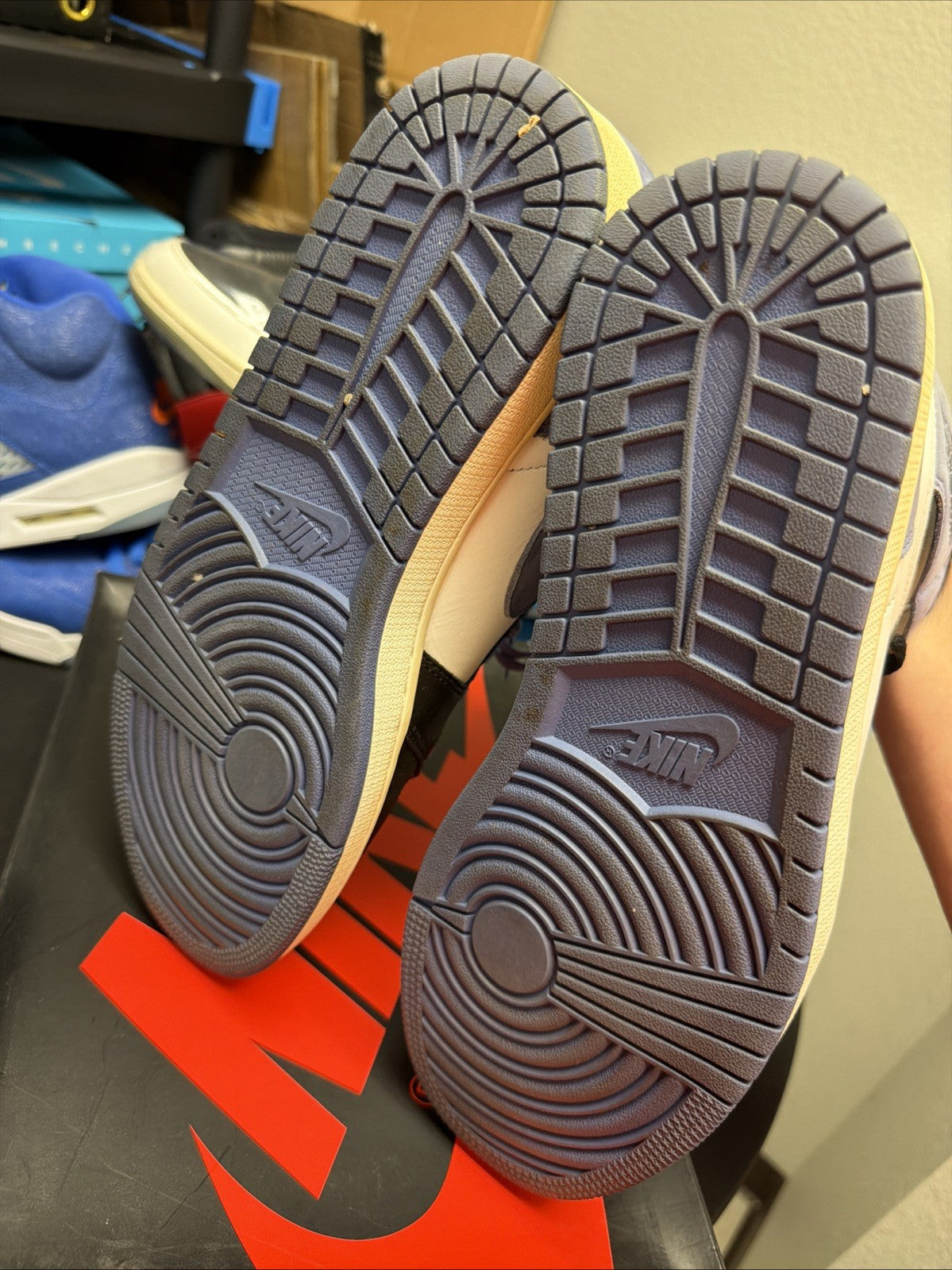 Air Jordan 1 Retro OG High Best Hand in the Game - Blue Moon - Size 10.5 - product image from the listing.