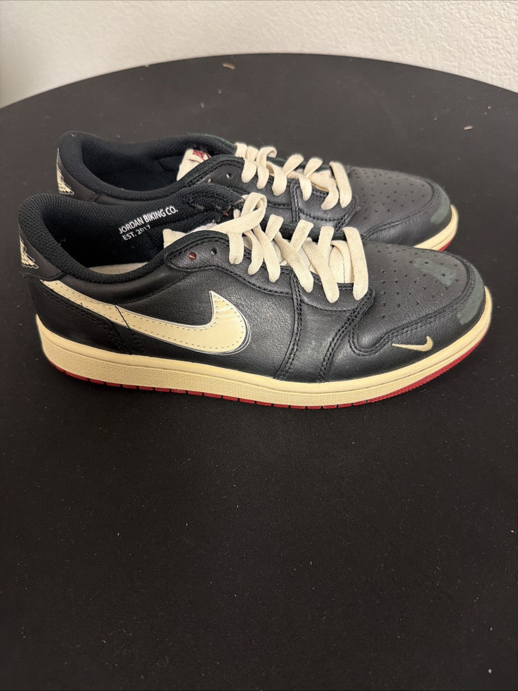 Nigel Sylvester Air Jordan 1 OG Low Better With Time Authentic Used 7.5 by Nike - product image from the listing.