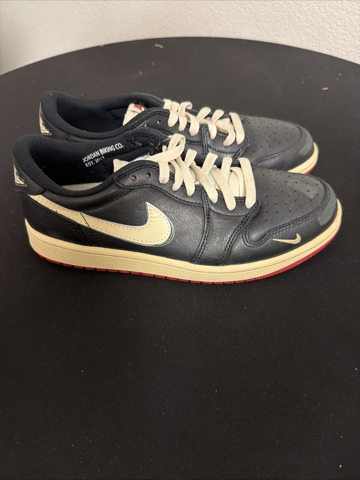 Nigel Sylvester Air Jordan 1 OG Low Better With Time Authentic Used 7.5 by Nike - product image from the listing.