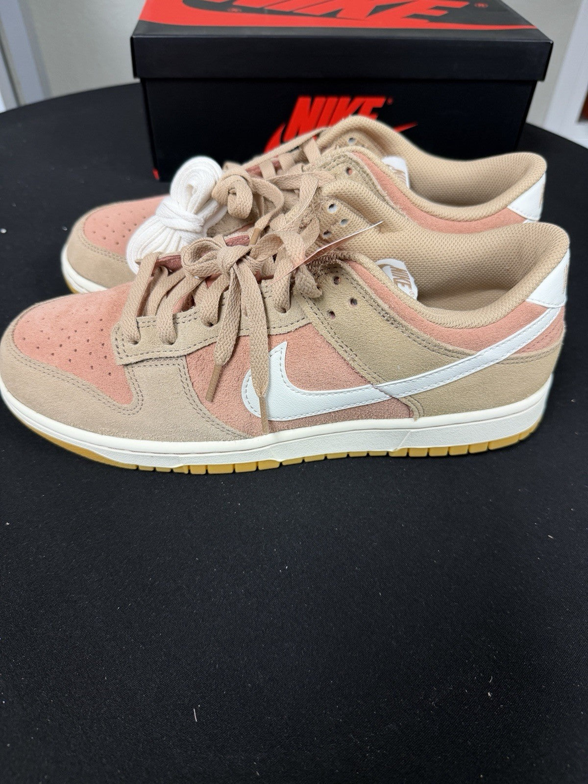 Men's Nike Dunk Low Retro SE 10 Prm Suede NO LID HQ1931-200￼ - product image from the listing.
