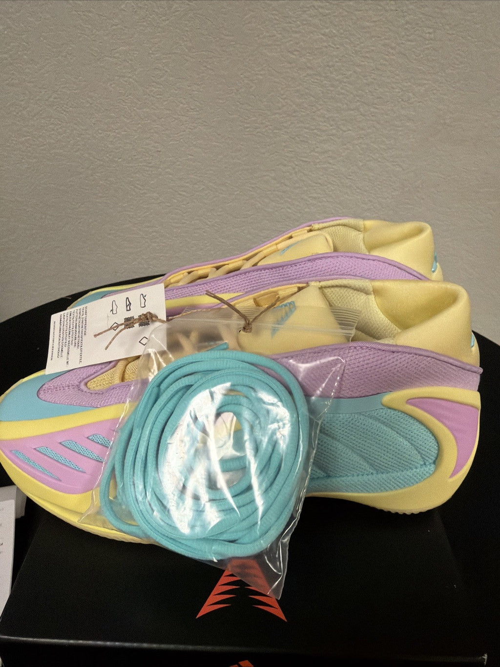 Adidas AE 2 J Easter GS Size 6 Y Anthony Edwards 2 JQ9505 Pastel NBA New In Box - product image from the listing.
