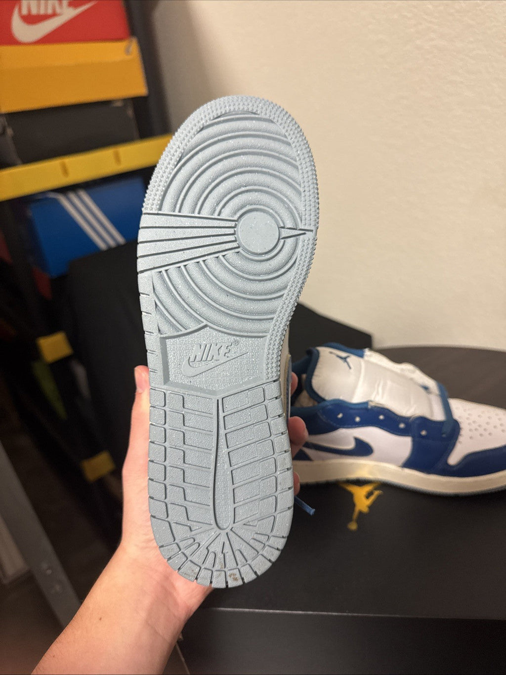 "Industrial Blue" Air Jordan Air Jordan 1 Low SE GS FN9137-141 - product image from the listing.