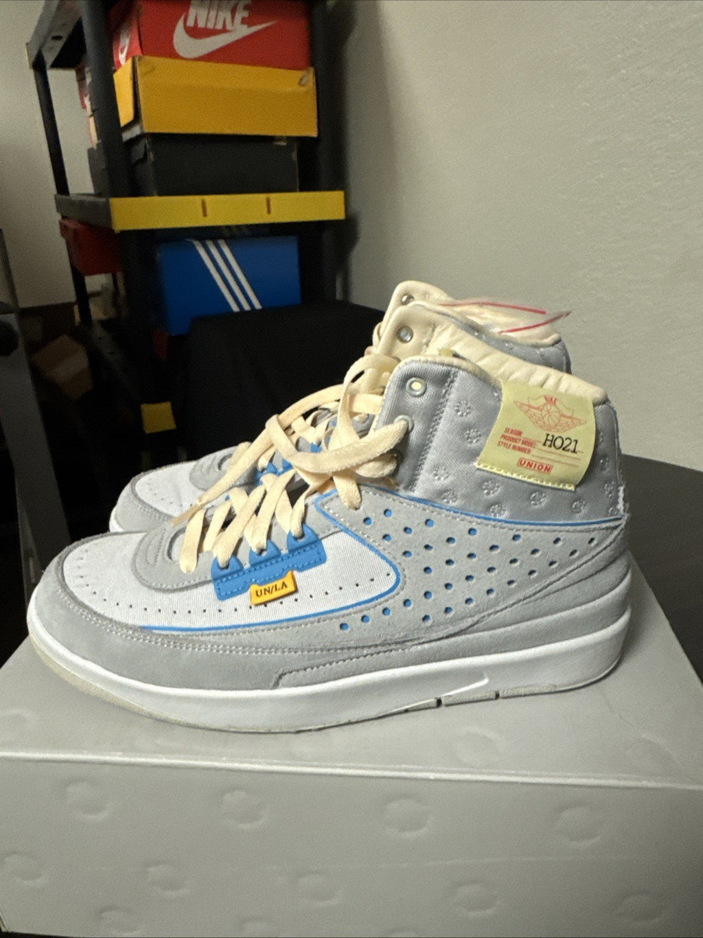 "Grey Fog" Nike x Union Air Jordan 2 Retro SP | DN3802-001 | Size 9 - product image from the listing.