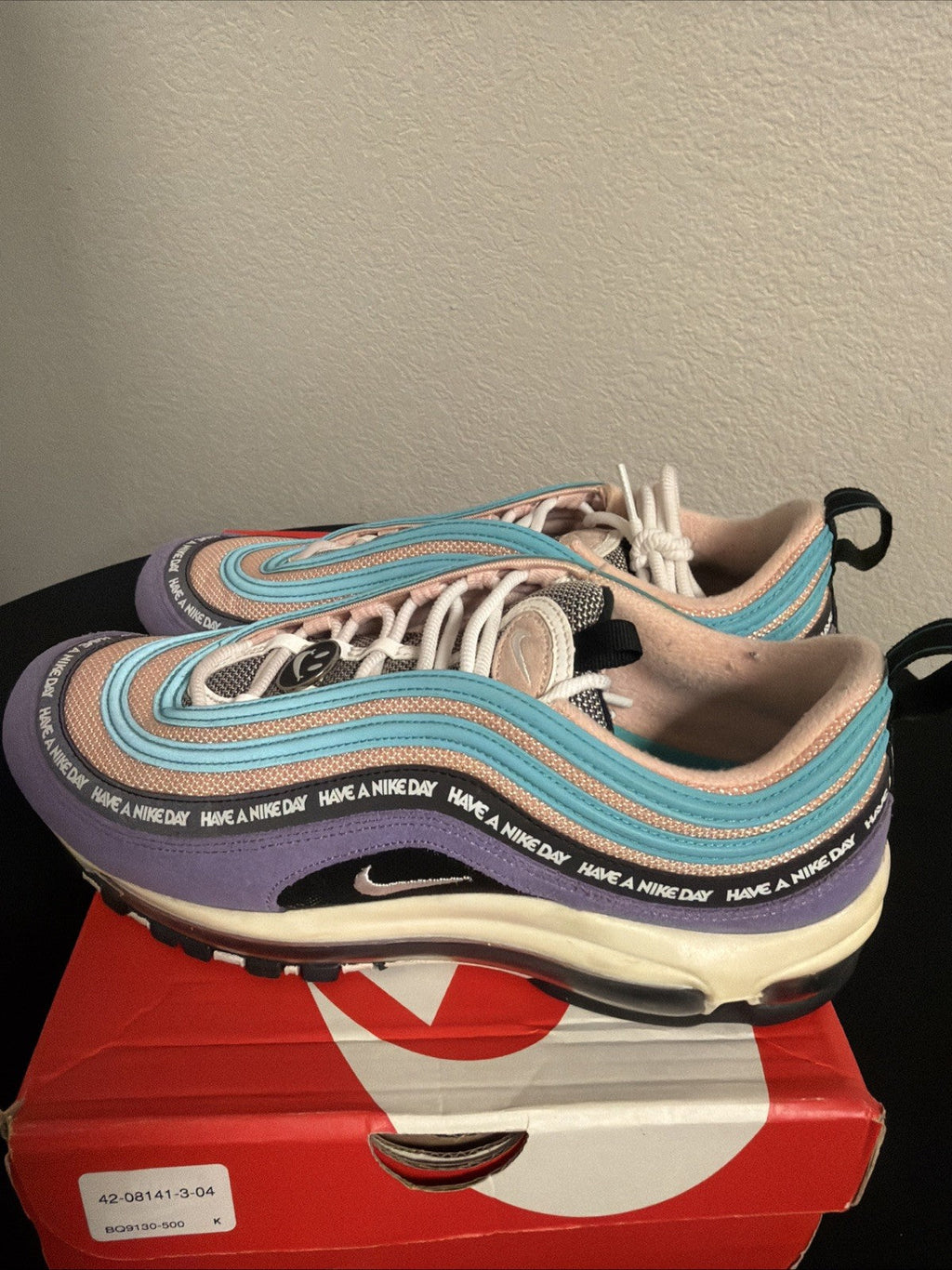 Nike Air Max 97 ND Have A Nike Day Space in Purple BQ9130-500 - product image from the listing.