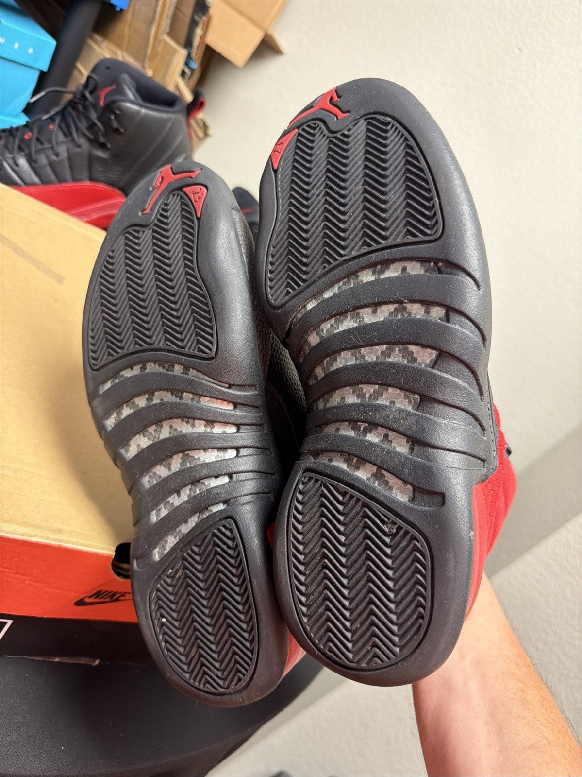 Jordan 12 Retro Reverse Flu Game 2020 - Size 9 - product image from the listing.