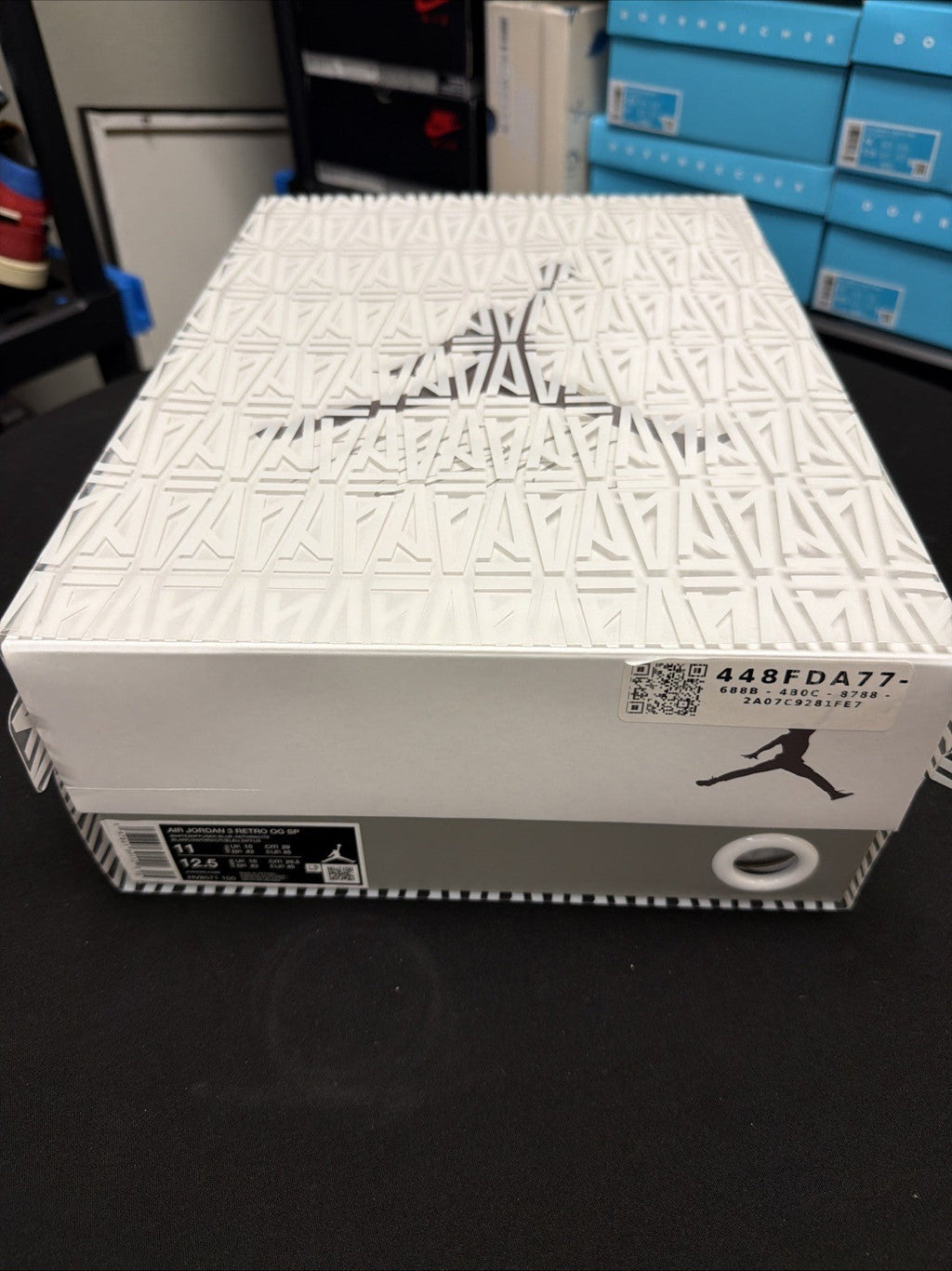 Size 11 - Air Jordan 3 Retro - A Ma Maniére - Diffused Blue - 2025 - Pre Owned - product image from the listing.