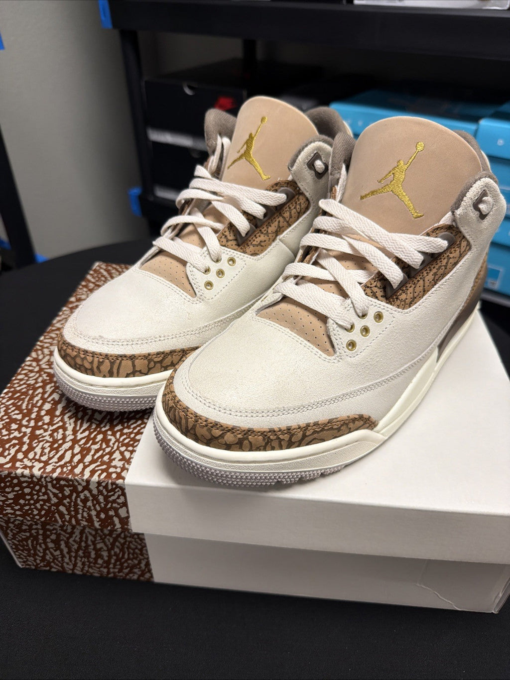 Men's Size 10 Nike Air Jordan 3 Retro Palomino Size (CT8532-102) Clean Condition - product image from the listing.