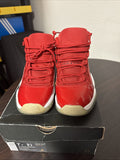 Women's Size 7Y (GS) - Jordan 11 Retro High Win Like '96 Red 8.5 378038 623 - product image from the listing.