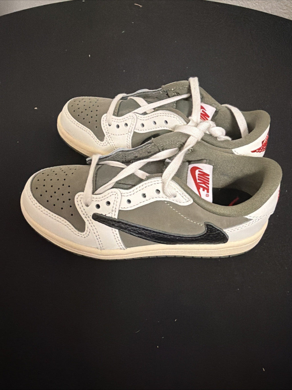 (PS) Travis Scott Medium Olive DO5442-200 Size 12c - Air Jordan 1 Retro Low OG SP - product image from the listing.