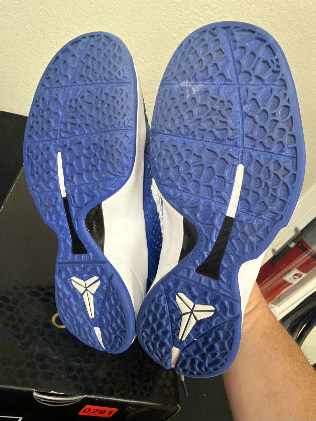 SIZE 5Y (W/6.5) Nike Kobe 6 Protro Dodgers Basketball Shoes GS FV9676-400 for Kids - product image from the listing.