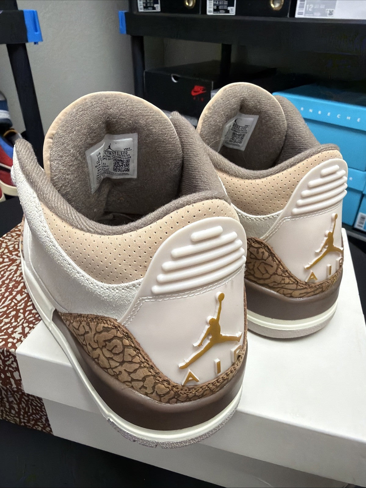 Men's Size 10 Nike Air Jordan 3 Retro Palomino Size (CT8532-102) Clean Condition - product image from the listing.