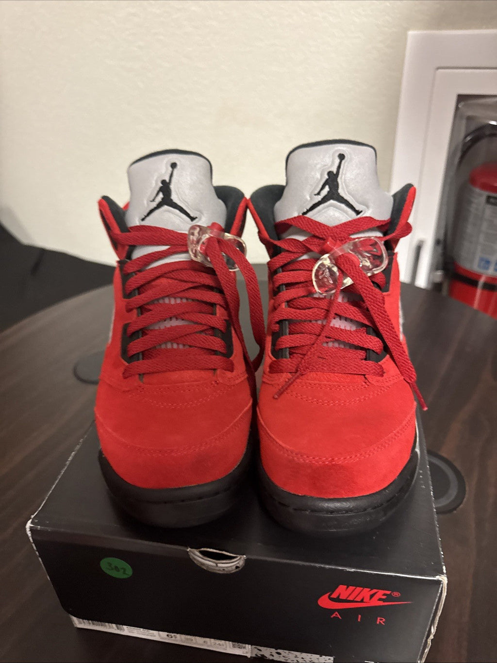 Jordan 5 Retro Mid Raging Bull - Size 6.5Y - product image from the listing.