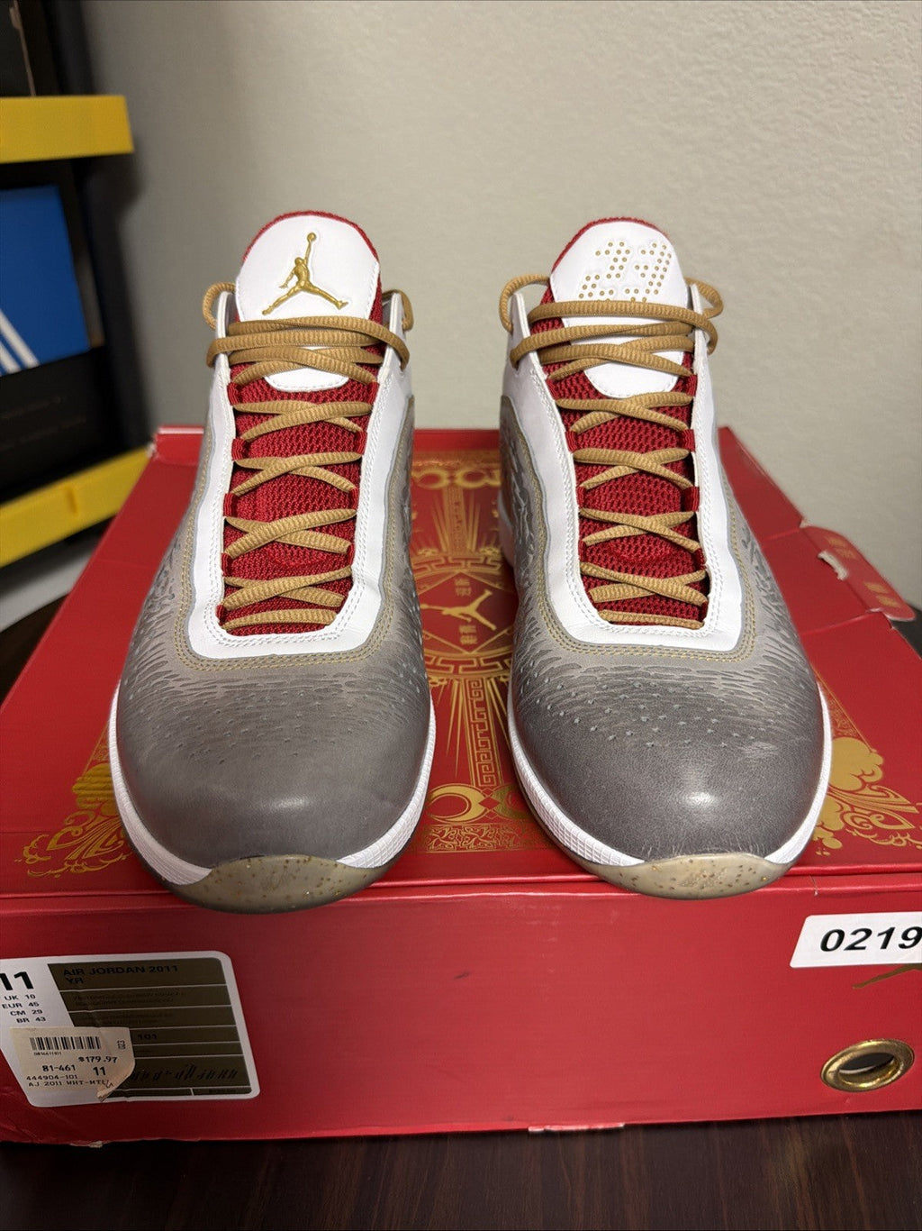 YR Size 11 YEAR OF THE RABBIT YOTR 444904-101 B - Nike Air Jordan 2011 - product image from the listing.