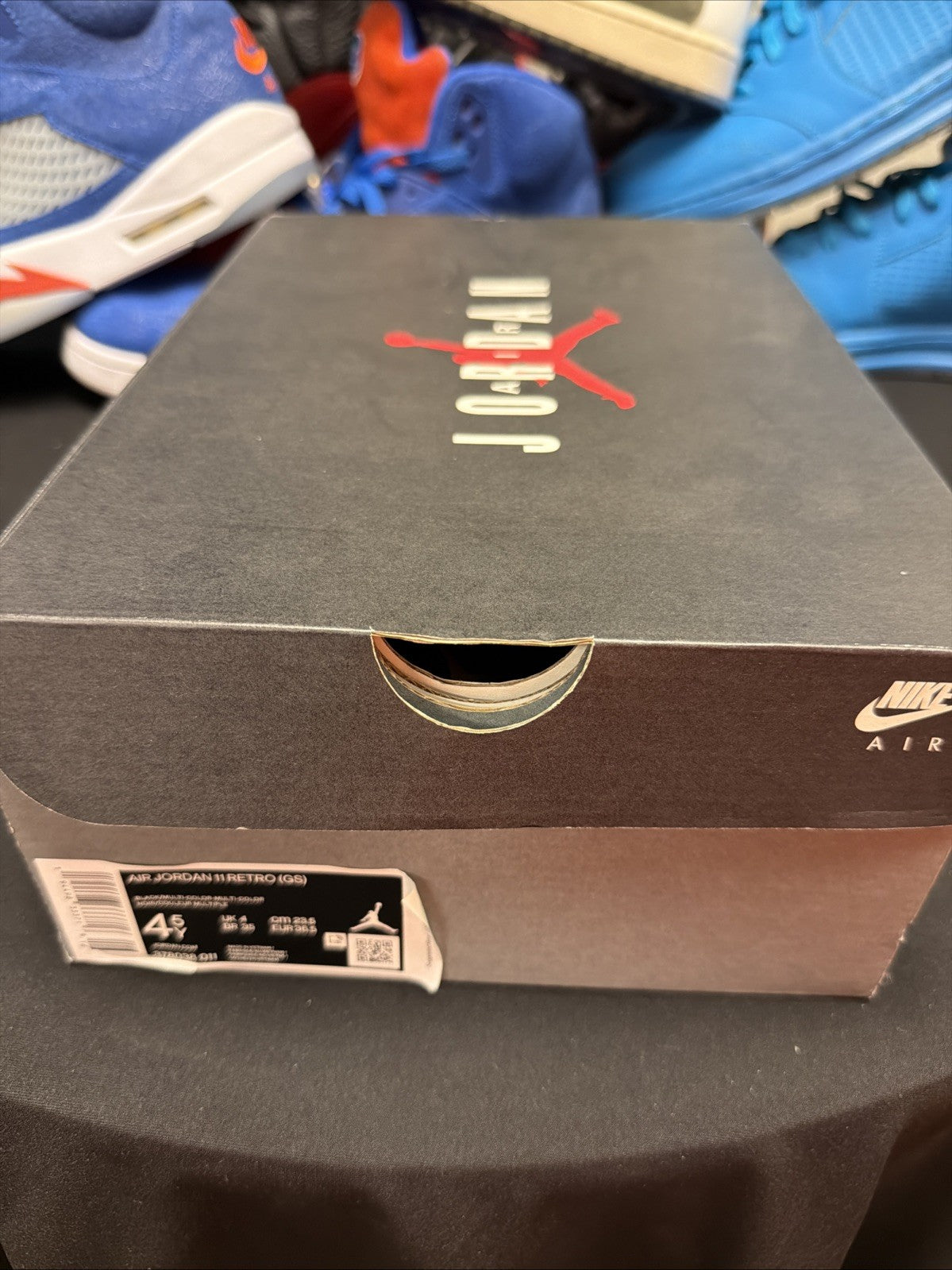 Air Jordan Retro XI 11 GS Jubilee '20 25th Anniversary Size 4.5y 378038-011 by Nike - product image from the listing.