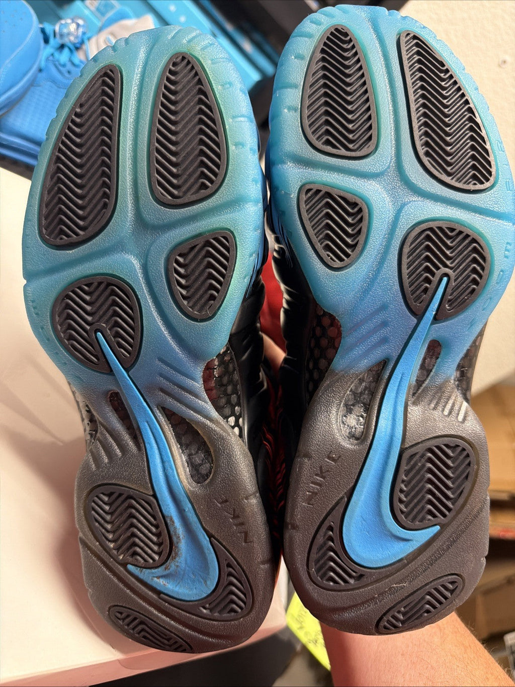 Spider-Man Foamposites - product photo shown in the listing for this item.