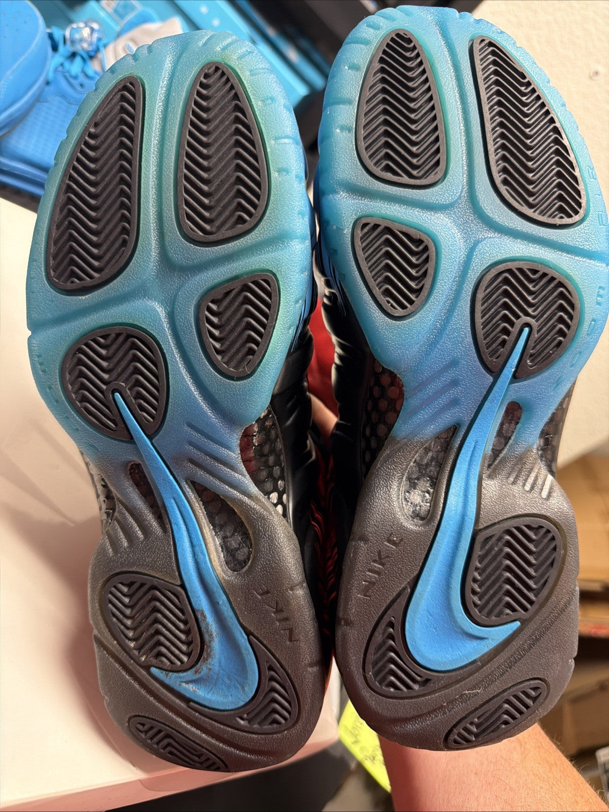 Spider-Man Foamposites - product photo shown in the listing for this item.