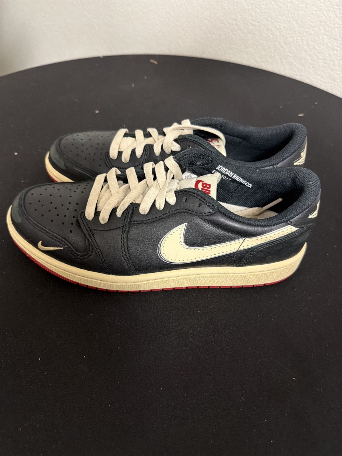 Nigel Sylvester Air Jordan 1 OG Low Better With Time Authentic Used 7.5 by Nike - product image from the listing.