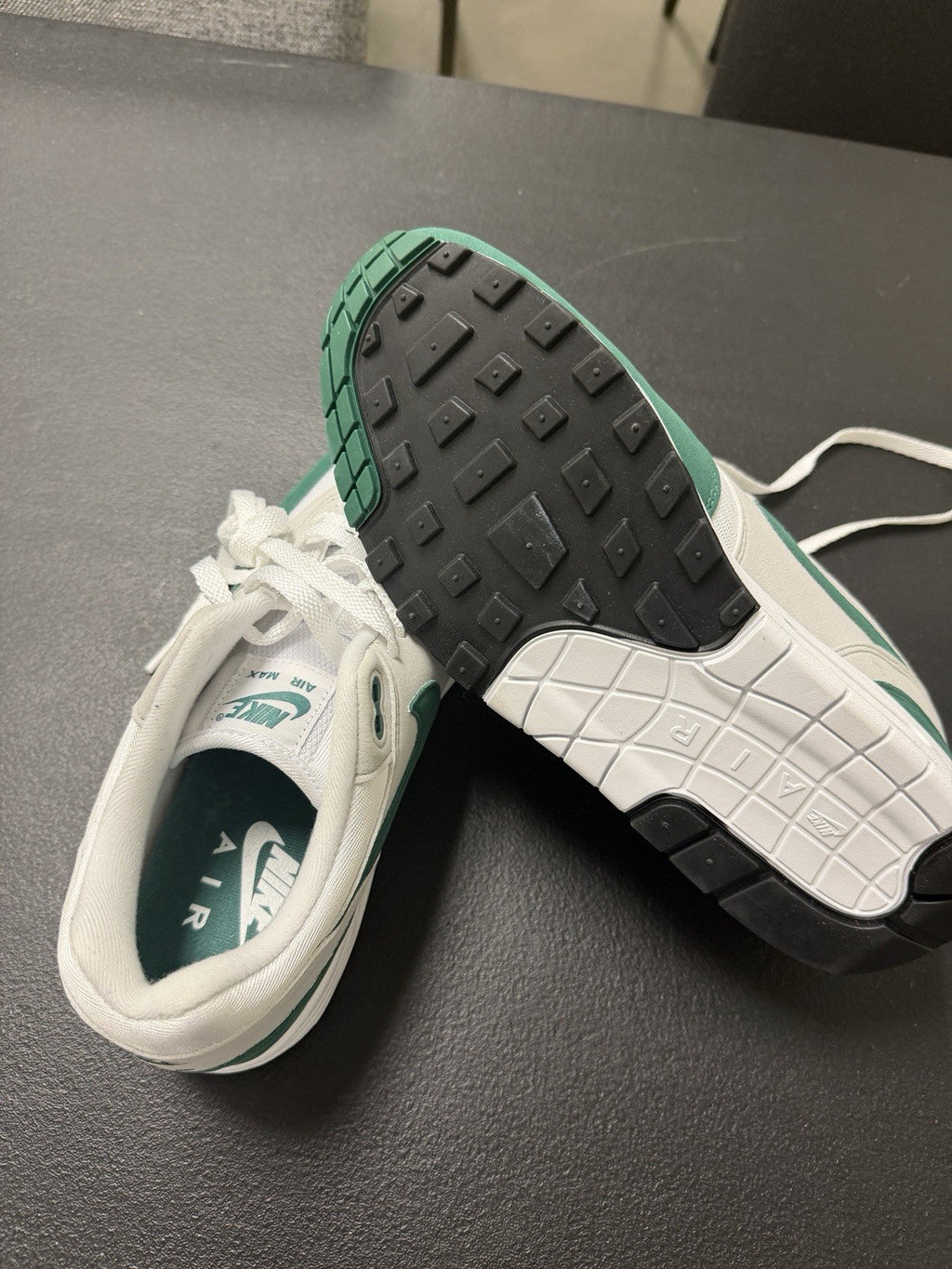 Men's Nike Air Max 1 Anniversary Green Size 10.5 Nike By You DC1454-100 - product image from the listing.