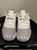 Men's M025) Nike Air Jordan 11 XI Retro Low Size 9.5 Cement Grey AV2187-140 - product image from the listing.
