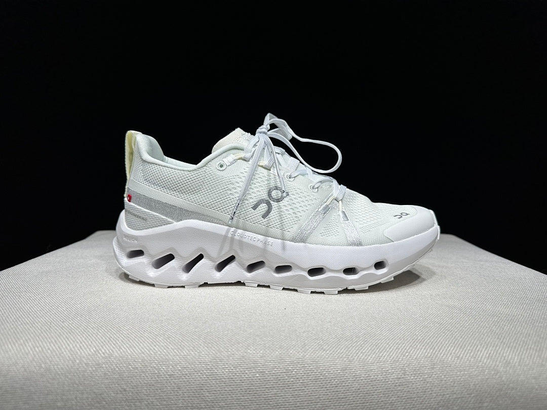 On Cloudsurfer Trail Trail Running Shoes in White - product image from the listing.