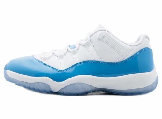Air Jordan 11 Low UNC Blue 528895-106 Sneakers - product image from the listing.