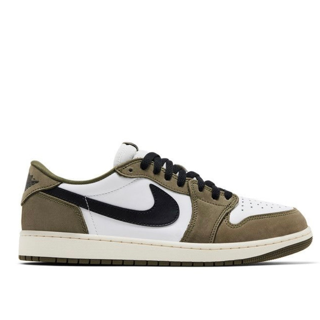 Jordan 1 Low - Medium Olive - product image from the listing.