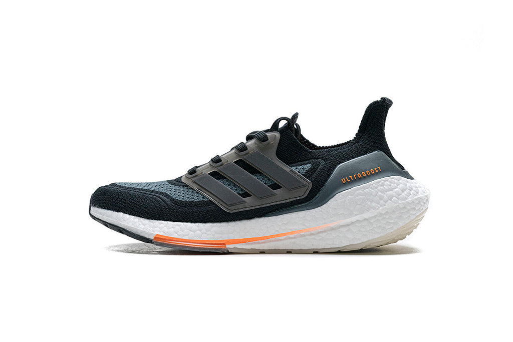 adidas Ultraboost 21 FY0389 Running Shoes, in Black and Grey - product image from the listing.