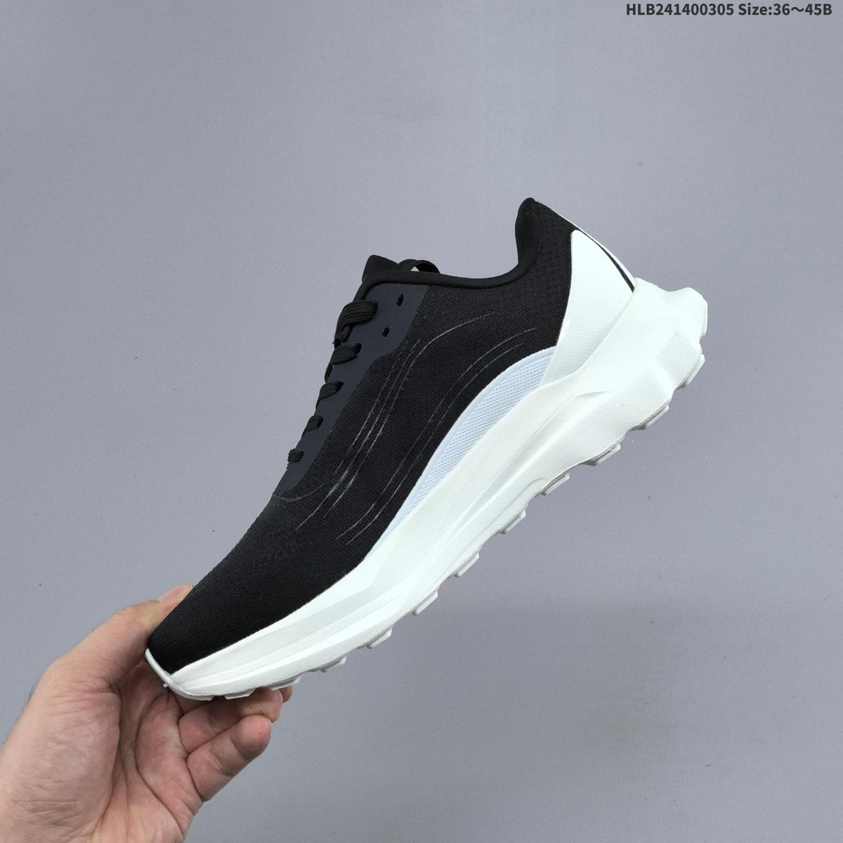 Alo Recovery Mode Running Shoes, in Black and White - product image from the listing.