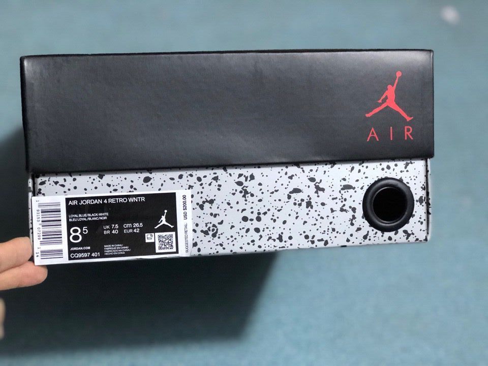 Air Jordan 4 Retro WNTR Loyal Blue Sneakers - product image from the listing.