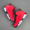 Air Jordan 6 Retro Toro Sneakers in Red and Black CT8529-600 - product image from the listing.