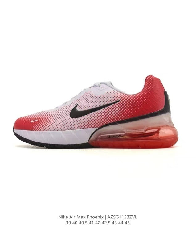Nike Air Max Phoenix Running Sneakers in White Red LZSG1123ZVL - product image from the listing.