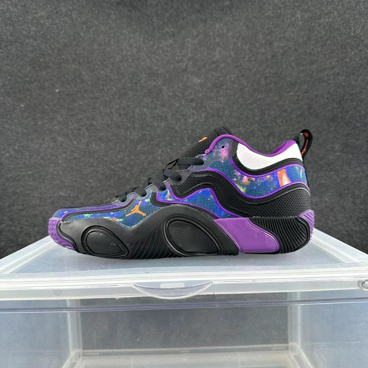 Jordan Black, Sneakers in Purple and Blue - product image from the listing.