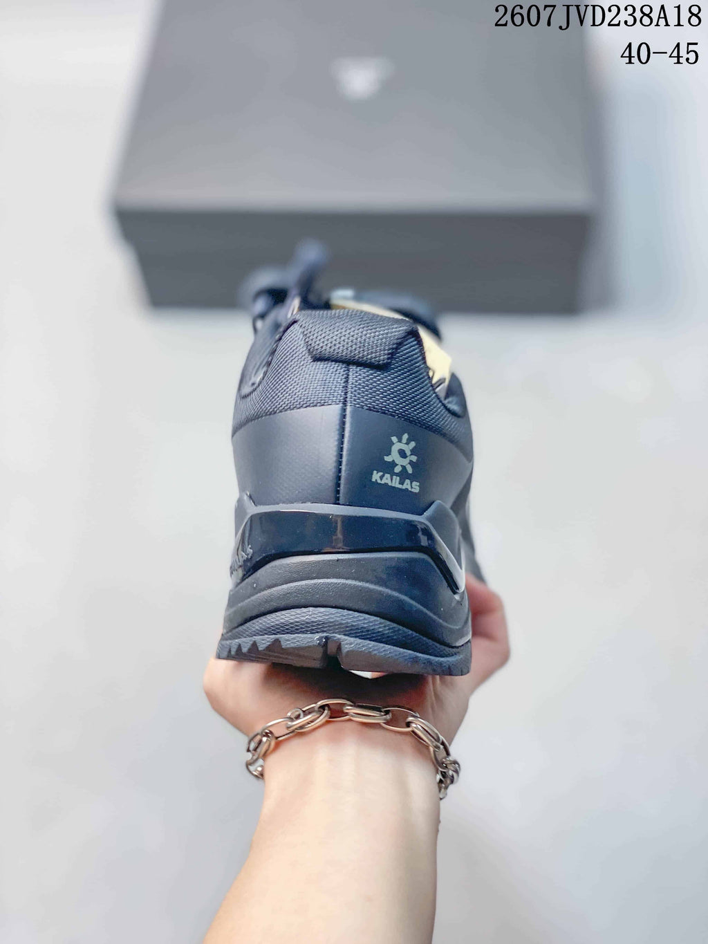KAILAS Expedition Low-Top Hiking Shoes in Dark Gray 2607JVD238A18 - product image from the listing.