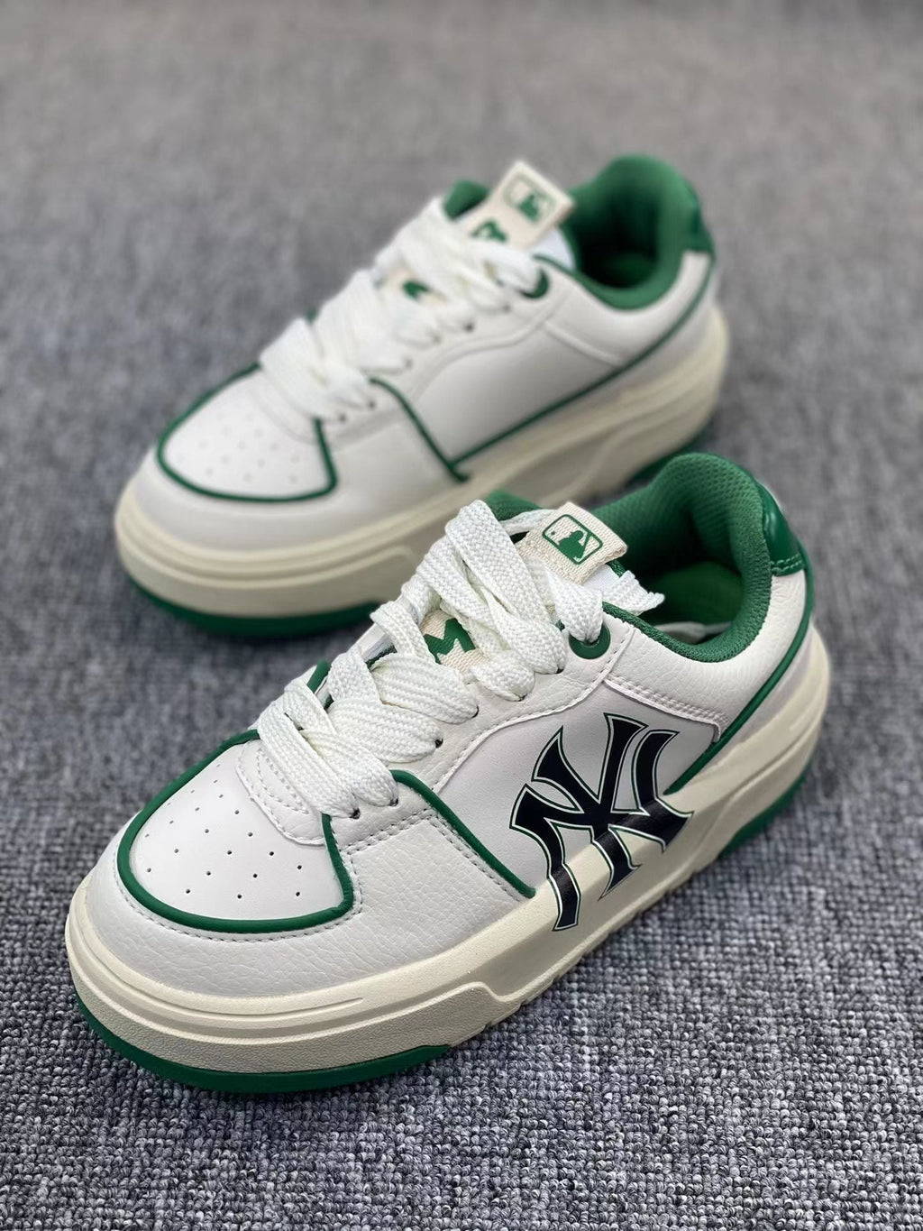 White MLB Chunky Low-Top Sneakers - product image from the listing.