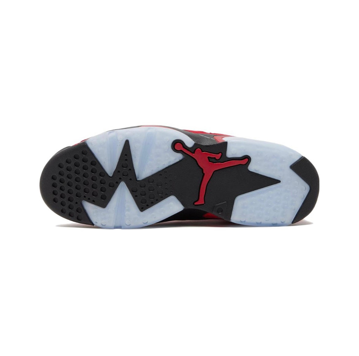 Air Jordan 6 Retro Toro Sneakers in Red and Black CT8529-600 - product image from the listing.