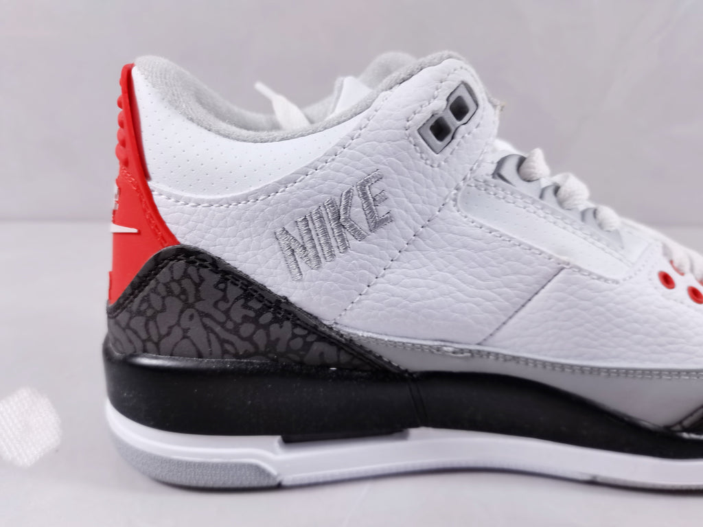 Air Jordan 3 Retro White Cement Sneakers - product image from the listing.