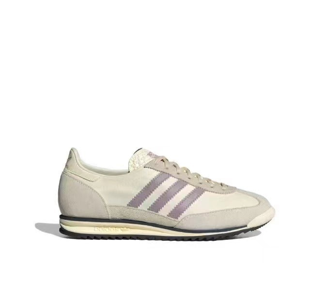 adidas IE3428 Low-Cut Sneakers in Cream and Lavender - product image from the listing.