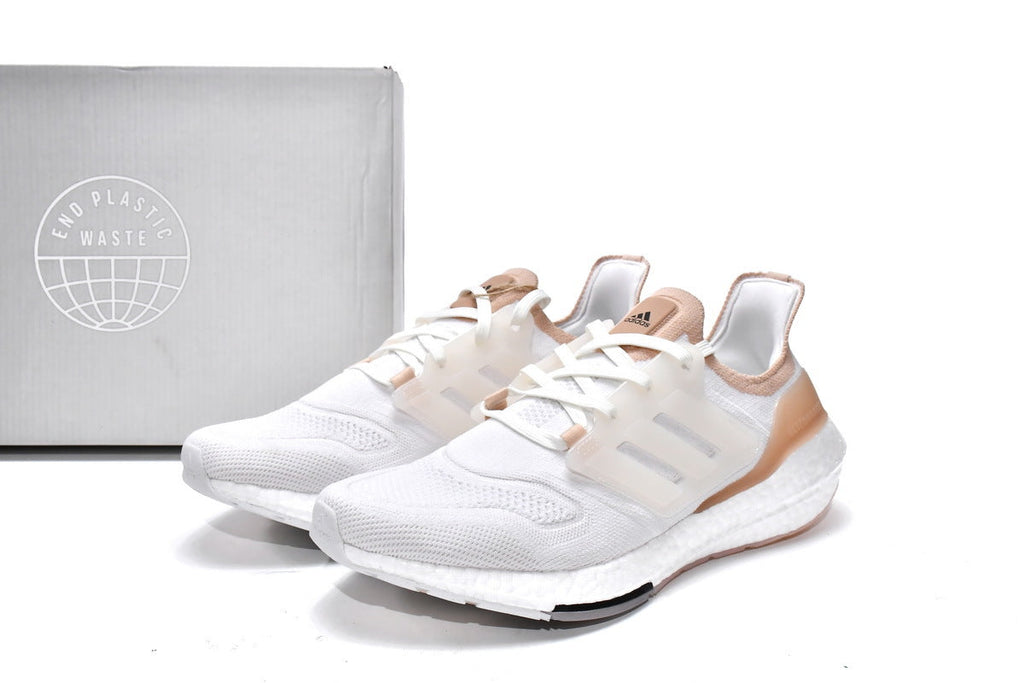 adidas UltraBoost 22 GX8072 Running Shoes in Pink White - product image from the listing.