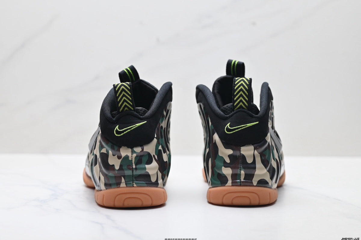 Nike Air Foamposite One Penny Hardaway Camo Trainers - product image from the listing.