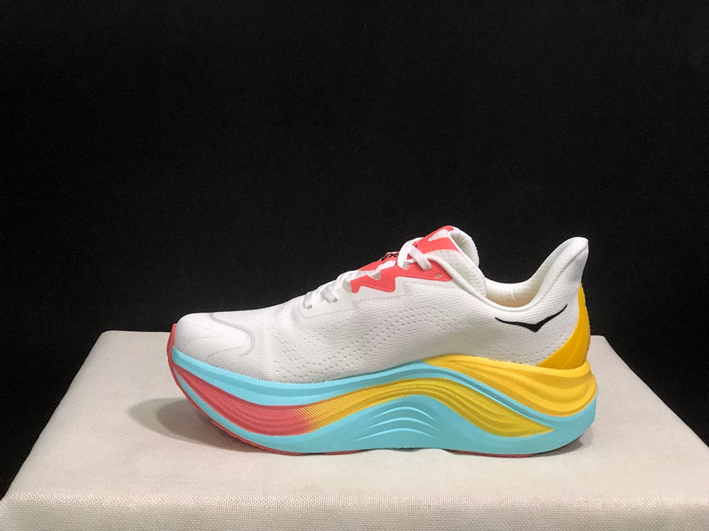 HOKA Skyward X Shoes for Running, White Multi-Color - product image from the listing.