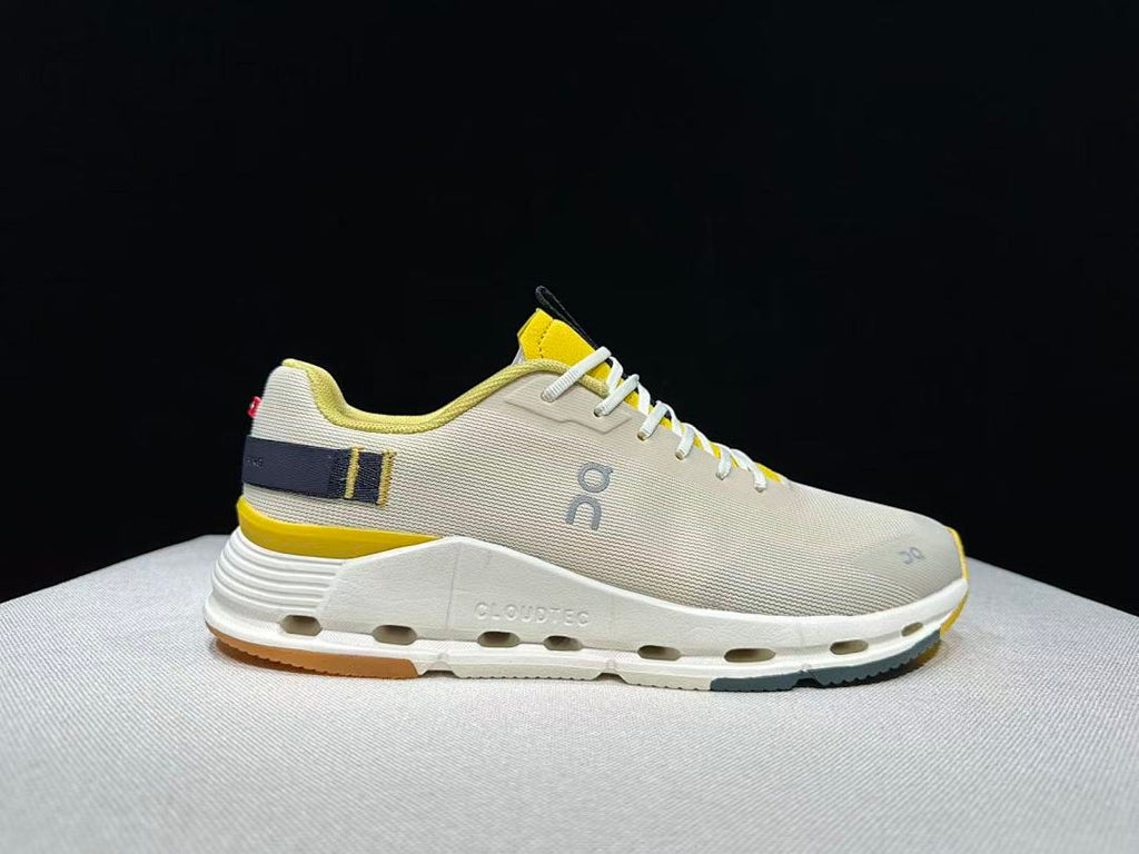 Beige and Yellow On Cloudnova Form 2 Sneakers - product image from the listing.