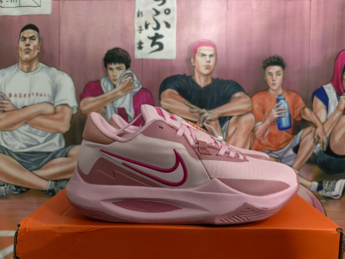Nike Basketball Shoes in Pink - product image from the listing.