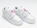 Nike Air Jordan 1 Low Sneakers in White Pink 554723-101 - product image from the listing.