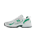 New Balance MR530ENG Sneakers in White Green - product image from the listing.