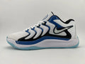 Nike Basketball Shoes in White, in Black and Blue - product image from the listing.