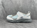 Women's SD2202LG Mary Jane Sneakers in White and Gray - product image from the listing.