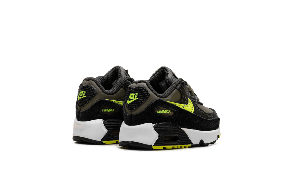 "Medium Olive/Volt-Black" Air Max 90 LTR TD DV3609 200 - product image from the listing.